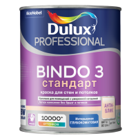 Kraska DULUX Professional Bindo3 dlya sten i potolkov glubokomatovaya baza BW 1l
