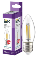Lampa svetodiodnaya 7Vt svecha E27 4000K filament prozrachnaya IEK LLF-C35-7-230-40-E27-CL-fotor-bg-remover-20240116122931