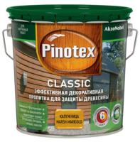 Propitka PINOTEX CLASSIC dekorativno-zashchitnaya dlya drevesiny kaluzhnica 2,7l