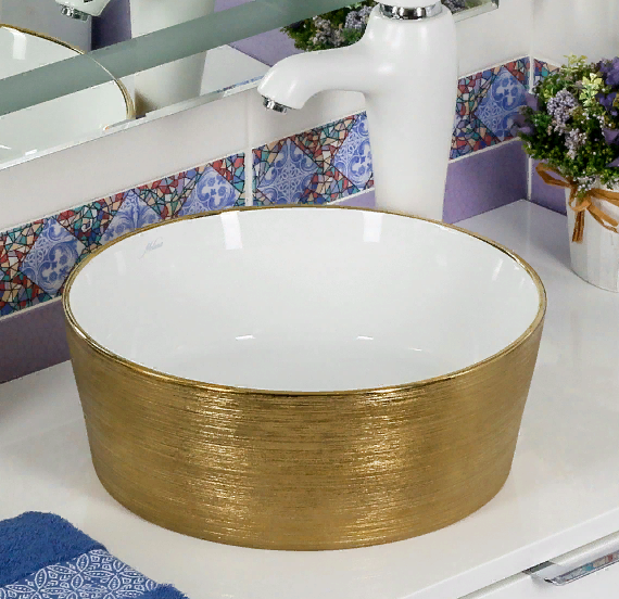 Rakovina MELANA MLN-C1055 zoloto 3