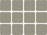 Podkladki dlya mebeli samokleyushchiesya kvadratnye FIT 25h25mm vojlok (12sht) 67531