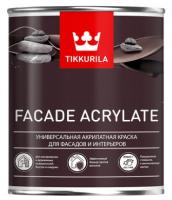 Kraska FACADE ACRYLATE TIKKURILA akrilatnaya dlya fasadov  0,9l TIKKURILA 205604