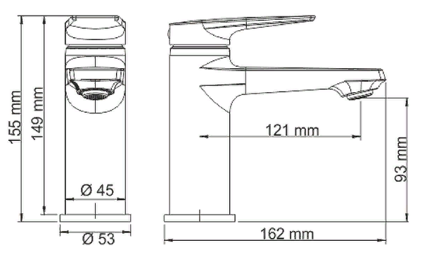 Smesitel dlya rakoviny WasserKRAFT Aisch 5503 2