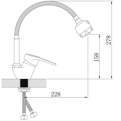 Smesitel dlya kuhni POTATO P5825 2