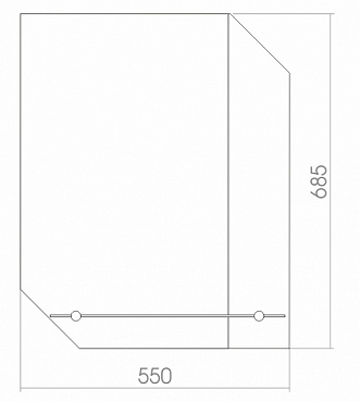 Zerkalo LORANTO Kvadro 2