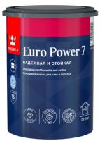Kraska EURO POWER-7 TIKKURILA moyushchayasya dlya sten i potolkov 0,9l 18449