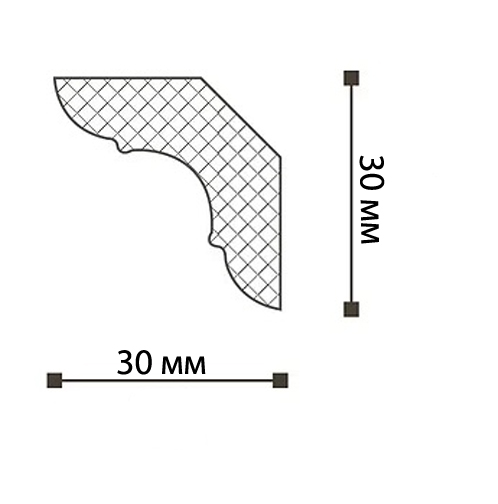 Plintus potolochnyj NMC LX-30 2