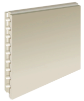 Plita gipsovaya pazogrebnevaya pustotelaya