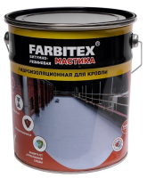Mastika FARBITEX bitumno-rezinovaya (krovlya)17kg F556