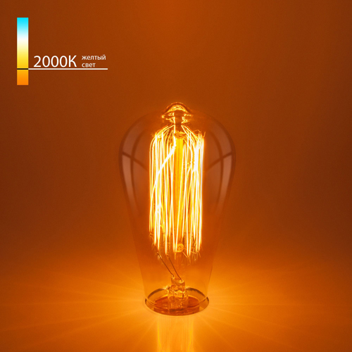 Lampa Edisona ELEKTROSTANDART 60Vt ST64 retro a034964 2