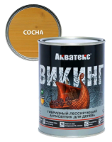 Gibridnyj lessiruyushchij antiseptik dlya dereva Akvateks VIKING Rogneda 0,75l sosna