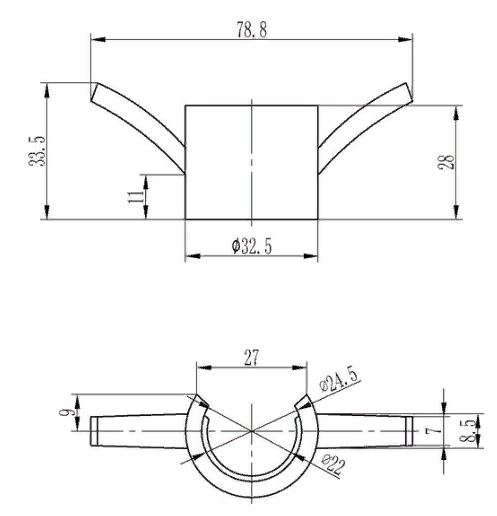 Bumagoderzhatel dlya mochalki ESKO 2
