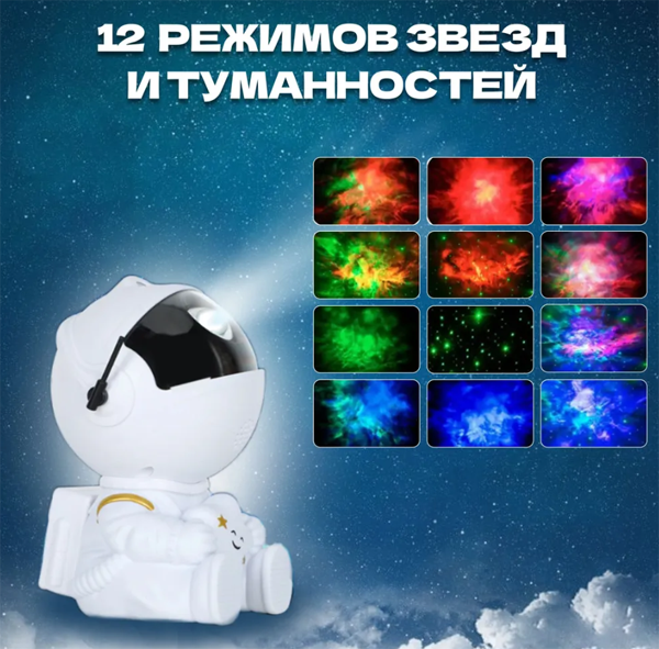 Nochnik-proektor zvezdnoe nebo 3