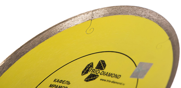 Disk almaznyj Trio-diamond ul'tratonkij sploshnoj hot press UTW506 3