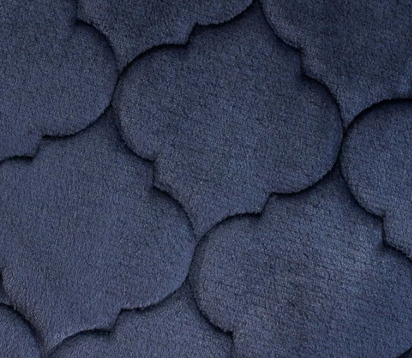 Kovrik dlya vannoj IDDIS 50x80sm sinij 2