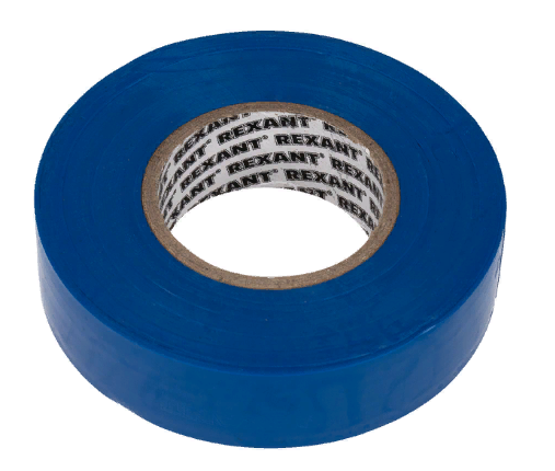 Izolenta professional'naya 19mm 20m Rexant 09-2805 sinyaya 2