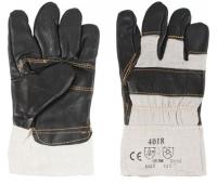 Perchatki rabochie kozhanye (spilkovye) s mekhom 12445