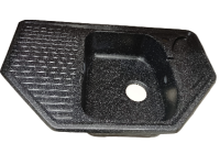 Kvarcevaya kuhonnaya mojka REDO RM-022 chernaya