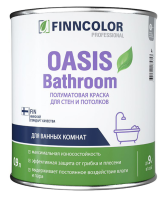 Kraska OASIS BATHROOM TIKKURILA dlya vlazhnyh pomeshchenij 0,9l baza S 51177