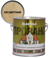 Lessiruyushchij antiseptik dlya dereva Akvateks PROVANS bescvetnyj 2,5l Rogneda