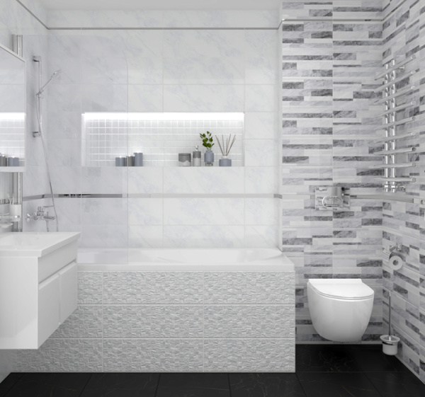 Plitka nastennaya Laparet Royal belyj 2