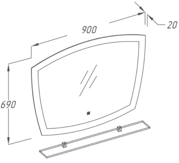 Zerkalo OPADIRIS Rigoletto 2