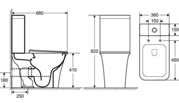 Unitaz AZARIO Avero AZ-1213A 2