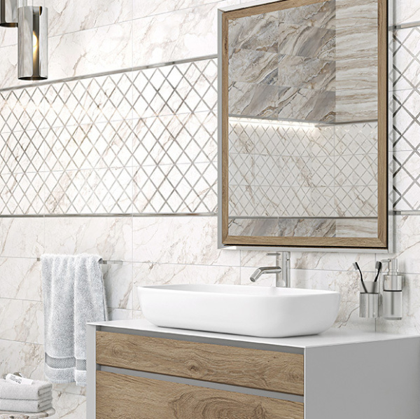 Plitka nastennaya Delacora Delight Crema 2