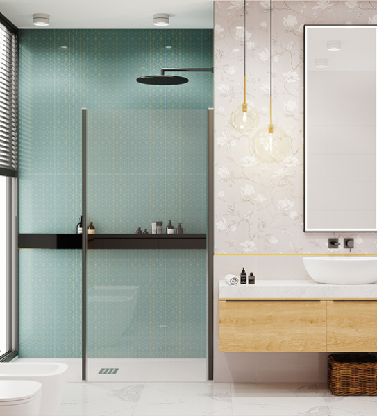 Vstavka Creto Mono Jasmine geometry sea 30h60 2