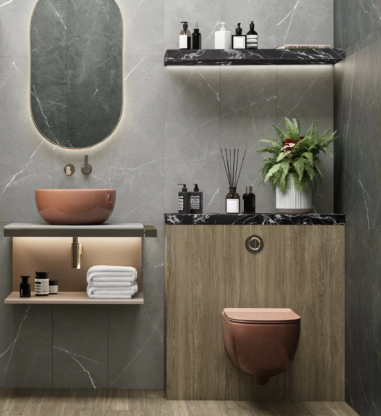 Plitka nastennaya Delacora Woodstyle Nut 2