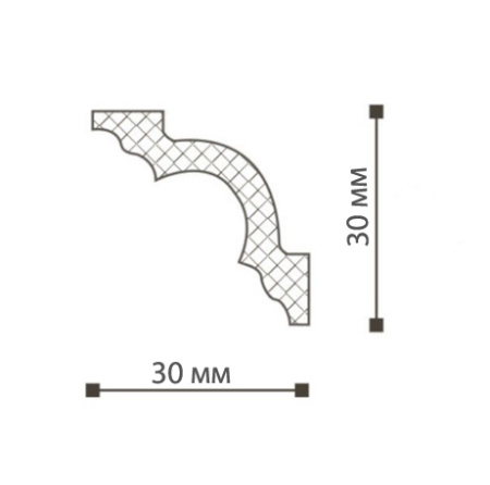 Plintus potolochnyj NMC LX-40  2