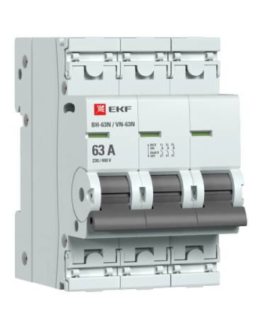 Vyklyuchatel nagruzki 3P 63A VN-63N PROxima EKF