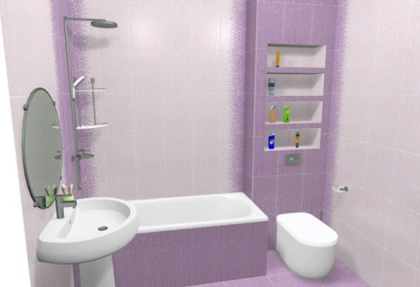 Plitka nastennaya Axima Viola svetlo-golubaya 2