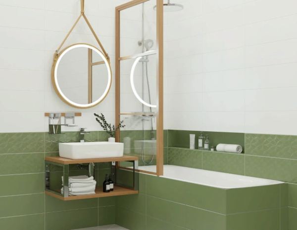 Plitka nastennaya EM-TILE Milagro Stel Olive 2