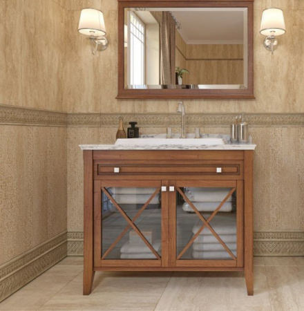 Bordyur nastennyj Kerasol Armonia Travertino Antico Sand Moldura 2