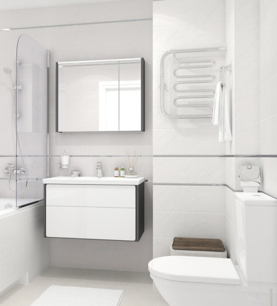 Plitka nastennaya Laparet Story seryj kamen 2