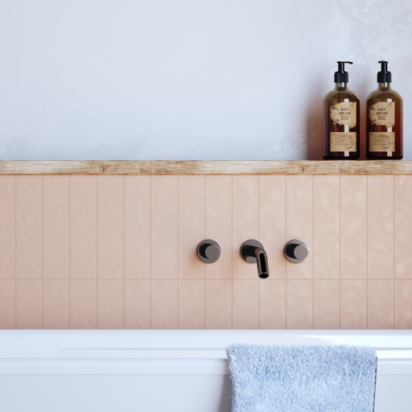 Plitka nastennaya Creto Aquarelle rose 2