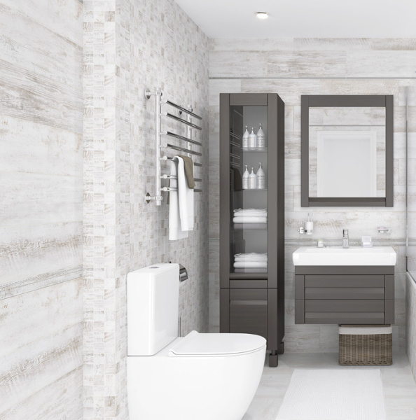 Dekor mozaichnyj Laparet Sweep belyj 2