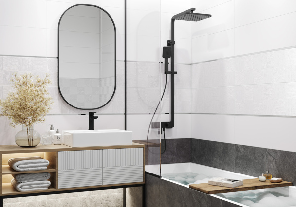 Plitka nastennaya Delacora Grafito 2