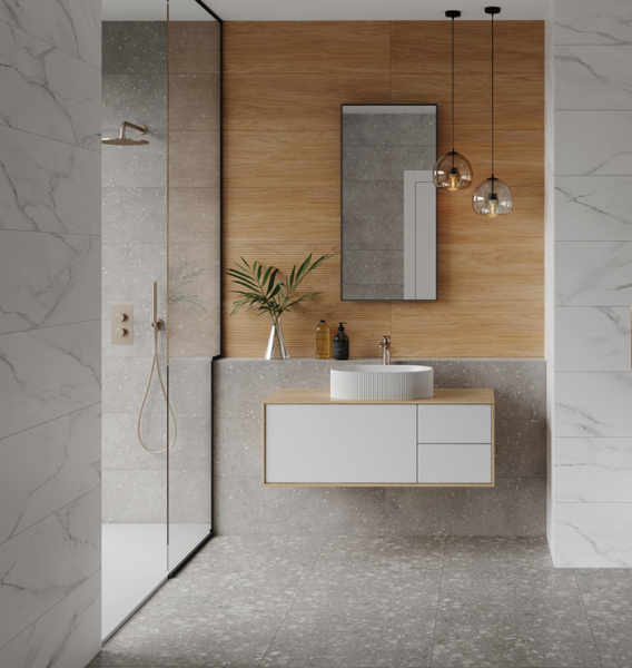 Plitka nastennaya Gracia Ceramica Fjord grey wall 2