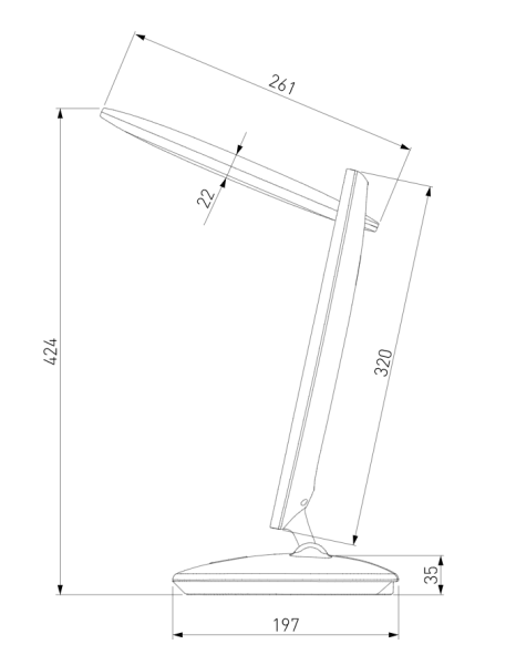 Svetilnik nastolnyj svetodiodnyj 2