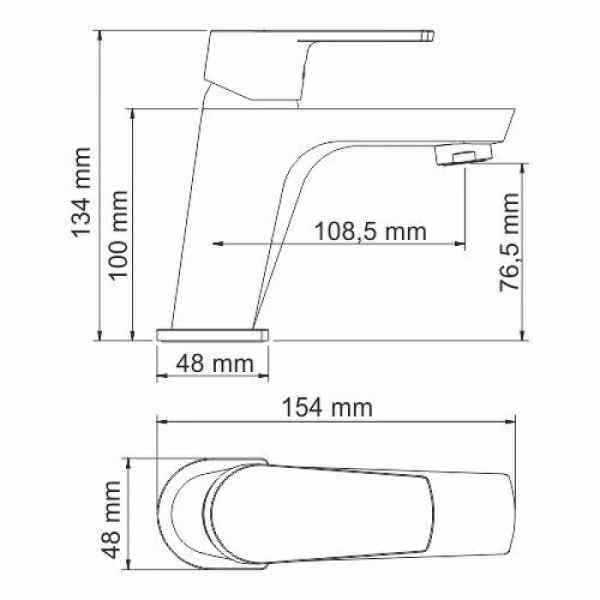 Smesitel dlya rakoviny WasserKRAFT DILL 6103 2