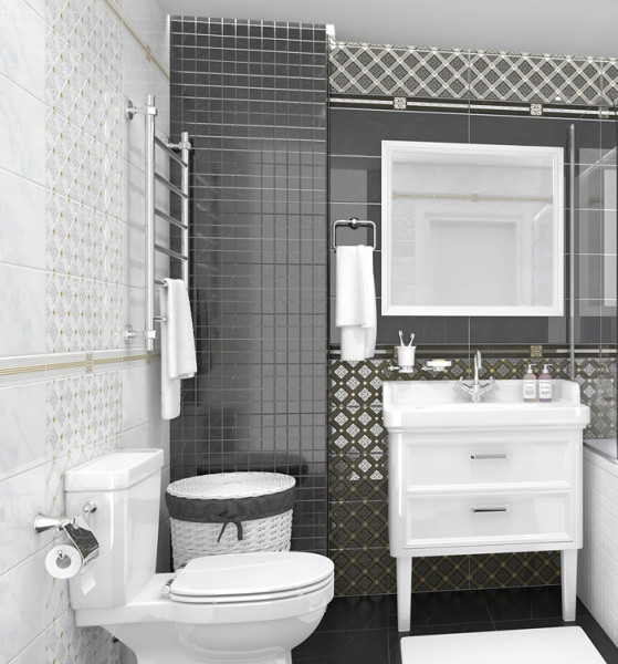 Dekor Laparet Royal belyj 20h60 2