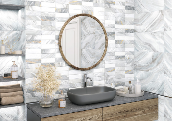 Plitka nastennaya New Trend Amadeo Dark Brick 2