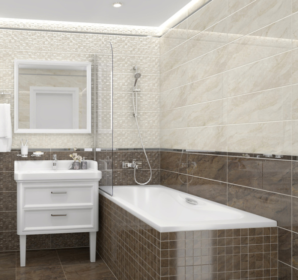 Plitka nastennaya Laparet Royal korichnevyj 2