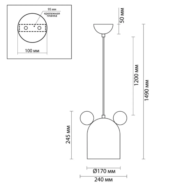 Podves KIDS MICKEY E27 40W ODL20 494 2
