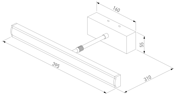 Svetilnik nastennyj svetodiodnyj 2