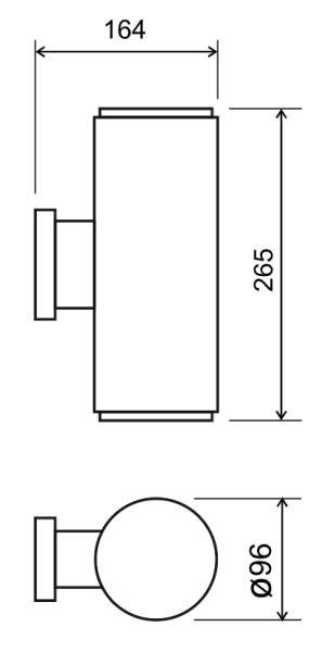 Svetilnik ulichnyj ELEKTROSTANDARD TECHNO 1403 chernyj a033490 2