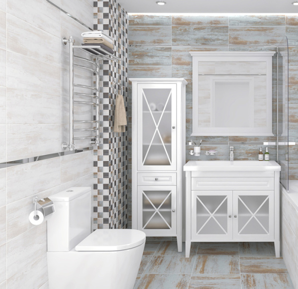 Plitka nastennaya Laparet Havana belyj 2