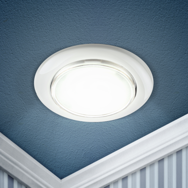 Svetilnik pod lampu GH53 13V KL35 WH 220V belyj ERA 2